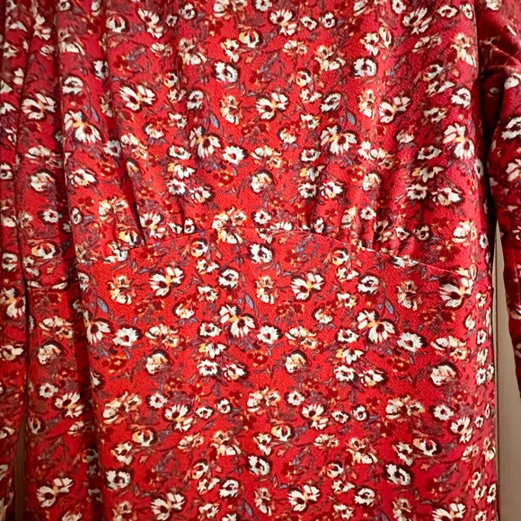 Free People Say Hello Floral Short Dress- size Large - Picture 5 of 7